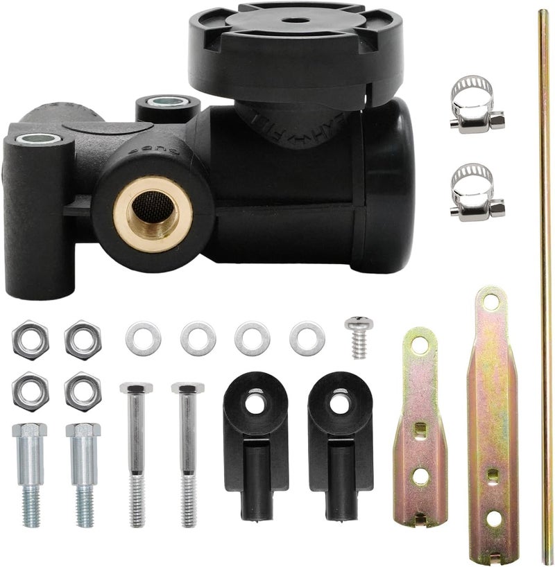 Newnessai F245563 1/4" NPT Port Cabin Air Height Leveling Control Valve Kit, Replacement for Hadley H00600P Replacement for Mack 20QE2373, Replaces F245563 - Image 1